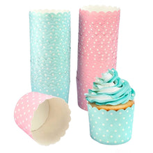 Load image into Gallery viewer, K26 Polka Dots Hard Paper Muffin Liner 50 Pieces Medium | Random Color 2