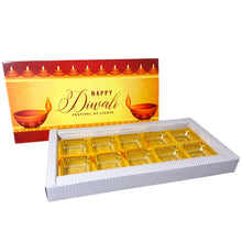 Load image into Gallery viewer, M330 Happy Diwali 10 Cavity Yellow Chocolate Box 4