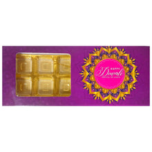Load image into Gallery viewer, M331 Happy Diwali 12 Cavity Purple Chocolate Box