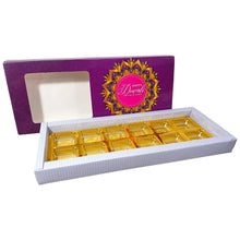 Load image into Gallery viewer, M331 Happy Diwali 12 Cavity Purple Chocolate Box 4