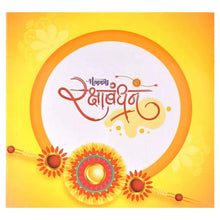Load image into Gallery viewer, M507 Happy Rakhi 9 Cavity Yellow Chocolate Box