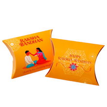 Load image into Gallery viewer, M521 Happy Rakhi Yellow Pillow Box