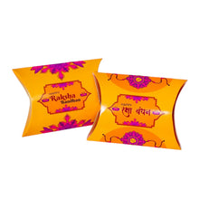 Load image into Gallery viewer, M521 Happy Rakhi Yellow Pillow Box 2