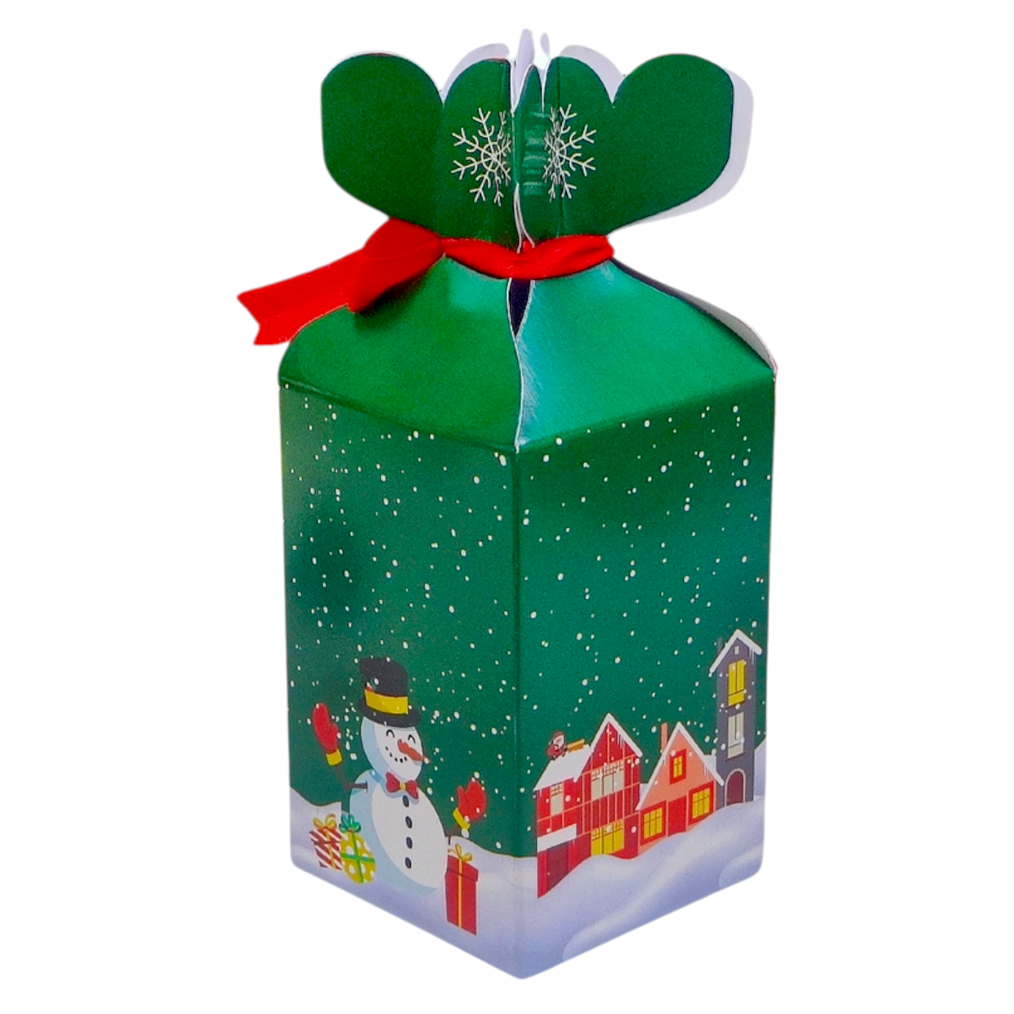 M431 Merry Christmas Multi Purpose Green Candy Box with Ribbon ...