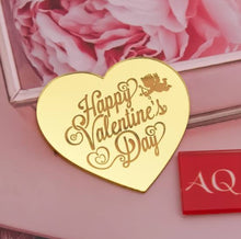 Load image into Gallery viewer, Happy Valentine's Day Acrylic Heart Cutout