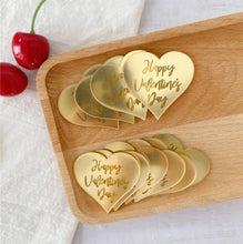 Load image into Gallery viewer, Happy Valentine's Day Acrylic Heart Cutout 3