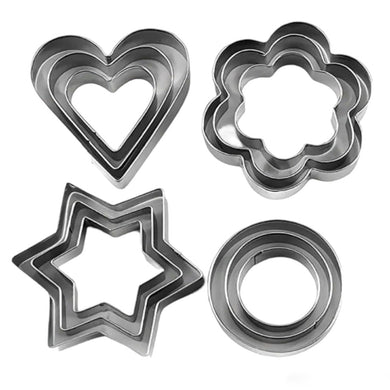 12 Piece Cookie Cutter Set