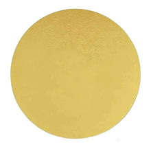 Load image into Gallery viewer, Golden Round Cake Base 8 Inches
