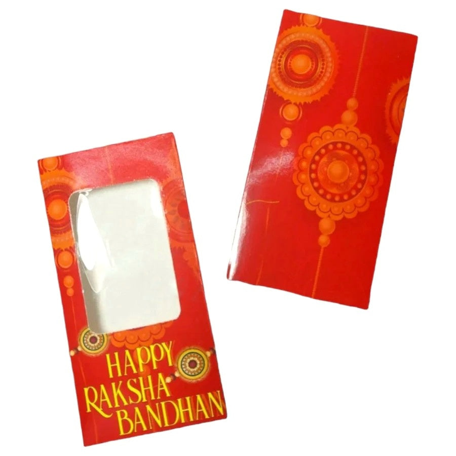 M501 Happy Rakhi Red Bar Box