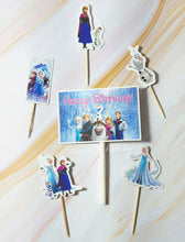 Load image into Gallery viewer, A28 Frozen Theme Paper Topper Set
