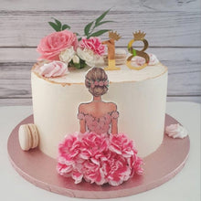 Load image into Gallery viewer, 8 Number Golden Acrylic Cake Topper 2
