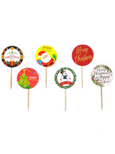 Load image into Gallery viewer, A53 Merry Christmas Paper Toppers 2
