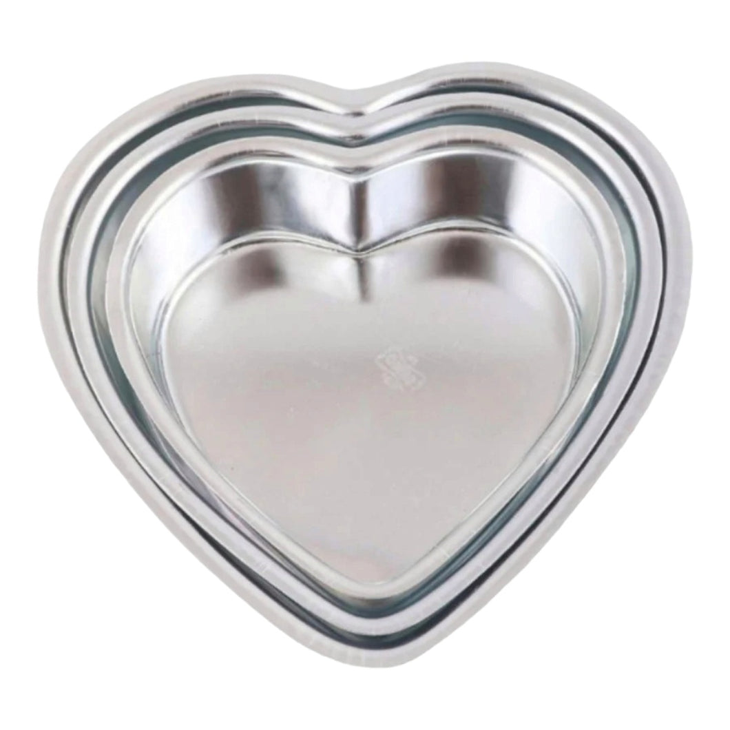 Aluminium Heart Cake Tins Inches Height