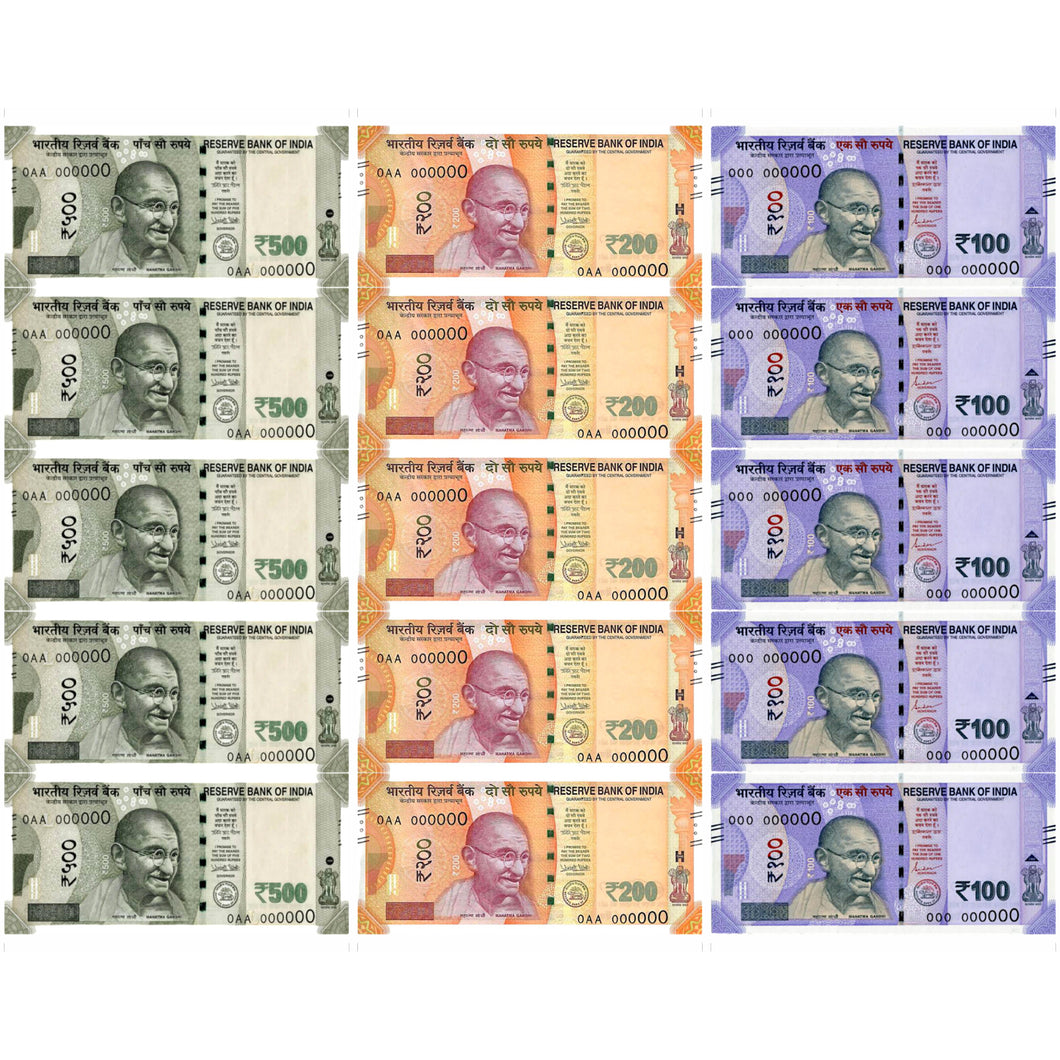 Currency | Money Notes Diwali Cracker Sticker Sheet