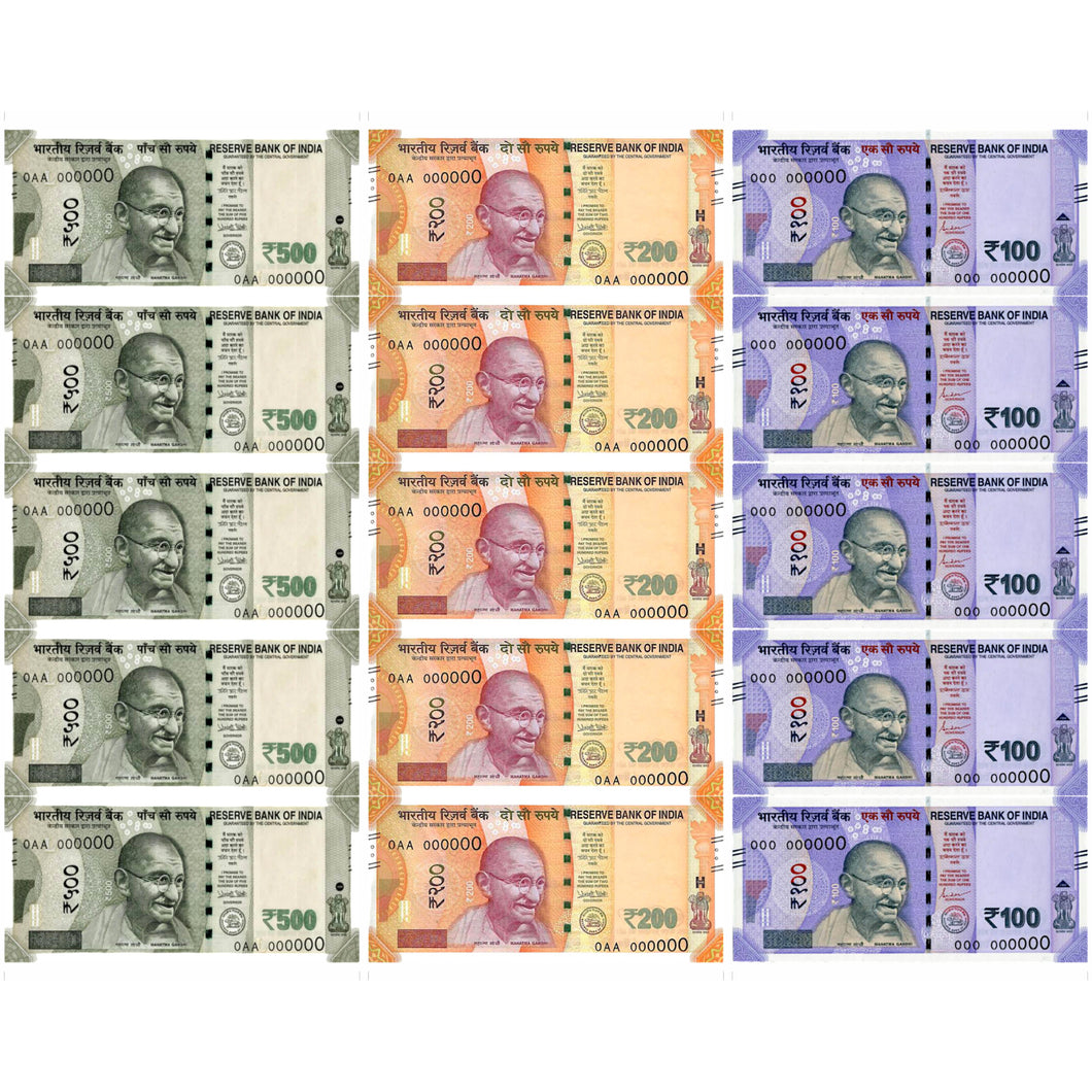 Currency | Money Notes Diwali Cracker Chocolate Sticker Sheet