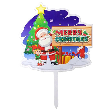 D52 Merry Christmas MDF Theme Topper