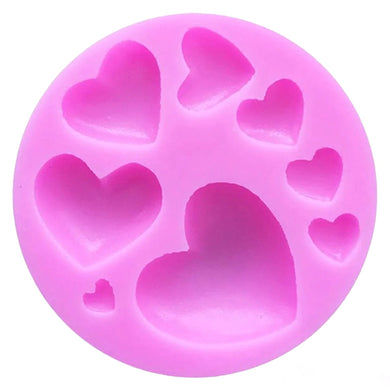 F600 Hearts Fondant Mould 