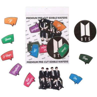 G22 BTS Army Edible Pre Cut Wafer Tags