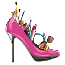 Load image into Gallery viewer, G57 Makeup Heels Edible Pre Cut Wafer Topper
