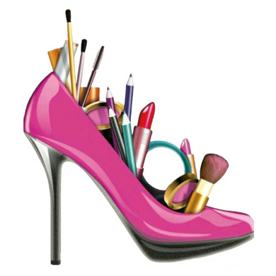 G57 Makeup Heels Edible Pre Cut Wafer Topper
