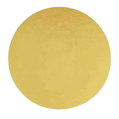 Golden Round Cake Base 8 Inches
