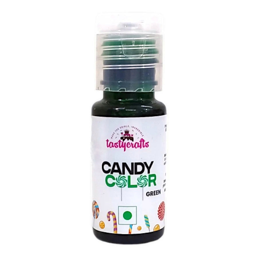 Green Candy Color Tastycrafts 20 Ml | Oil Based Gel Color for Chocolates