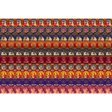 Happy Bhaidooj Chocolate Square Sticker Sheet