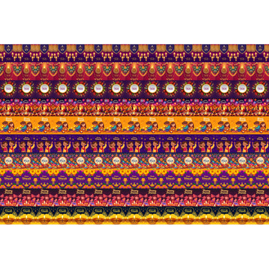 Happy Diwali Chocolate Square Sticker Sheet