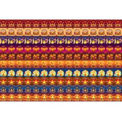 Happy Lohri Chocolate Square Sticker Sheet