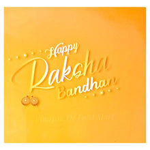 Load image into Gallery viewer, M507 Happy Rakhi 9 Cavity Yellow Chocolate Box
