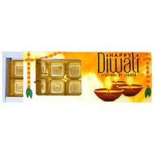 Load image into Gallery viewer, M332 Happy Diwali 12 Cavity Yellow Chocolate Box
