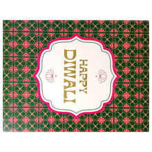 Load image into Gallery viewer, M334 Happy Diwali 15 Cavity Green Chocolate Box
