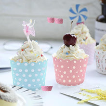 Load image into Gallery viewer, K5 Polka Dots Hard Paper Muffin Liner 50 Pieces Large | Random Color 3
