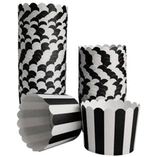 Load image into Gallery viewer, K7 Stripes Hard Paper Muffin Liner 50 Pieces Large | Random Color
