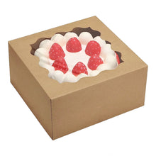 Load image into Gallery viewer, M102 Half Kg Brown Kraft Cake Box | 8*8*5 Inches 2
