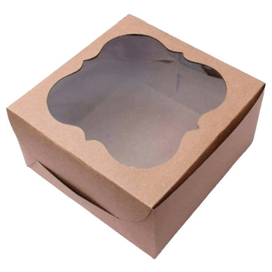 M111 1 Kg Brown Kraft Cake Box | 10*10*5 Inches