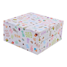 Load image into Gallery viewer, M115 1 Kg Baked with Love White Cake Box | 10*10*5 Inches
