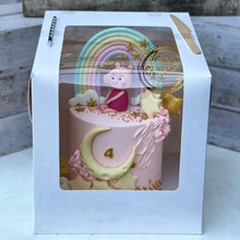 Load image into Gallery viewer, M130 10*10*10 L Window White Tall Cake Box
