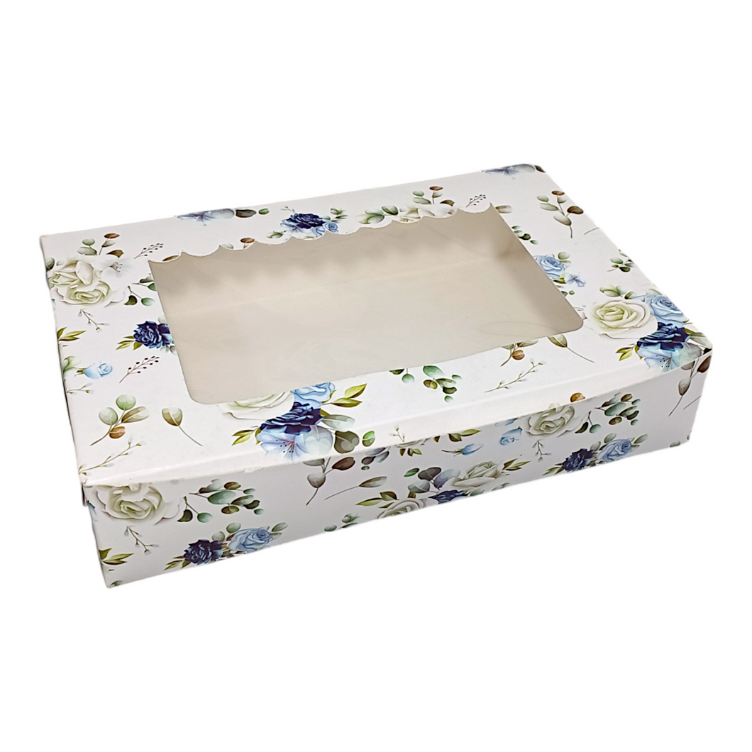 M26 6 Brownie White Floral Box