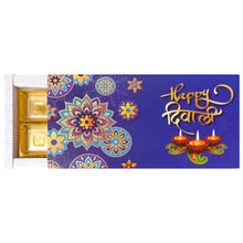 Load image into Gallery viewer, M329 Happy Diwali 10 Cavity Blue Chocolate Box 3
