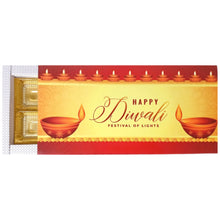 Load image into Gallery viewer, M330 Happy Diwali 10 Cavity Yellow Chocolate Box 3
