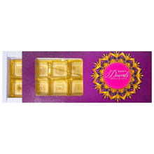 Load image into Gallery viewer, M331 Happy Diwali 12 Cavity Purple Chocolate Box 3
