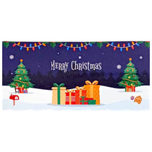 Load image into Gallery viewer, M418 Merry Christmas 8 Cavity Blue Chocolate Box 2
