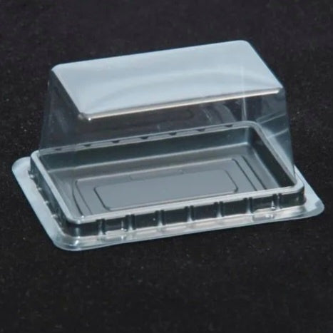 M707 Multi Purpose Rectangle PVC Box for Single Pastry, Brownie, Donut ...