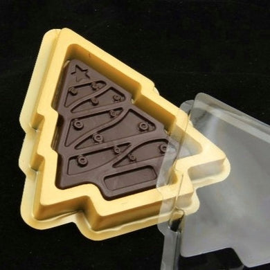 M722 Christmas Tree PVC Chocolate Box with Lid