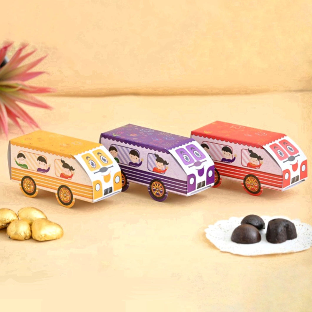 M813 Mini Chocolate Bus Box | Mix Designs