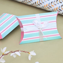 Load image into Gallery viewer, M815 Serene Sky &amp; Rose Pillow Box with Ribbon
