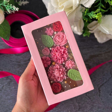 M907 Pink Large Sliding Chocolate Bar Box