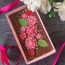 Load image into Gallery viewer, M907 Pink Large Sliding Chocolate Bar Box 2
