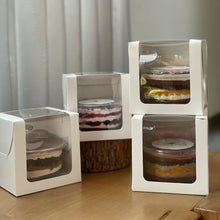 Load image into Gallery viewer, M926 250 g White L Window Cake Box | 5*5*5 inches
